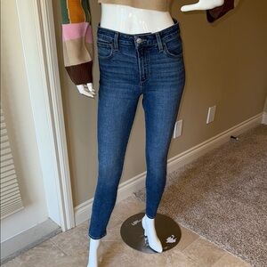 Joe's Jeans Blue Skinny Fit Denim High Rise Curvy Ankle Women’s Junior Size 26